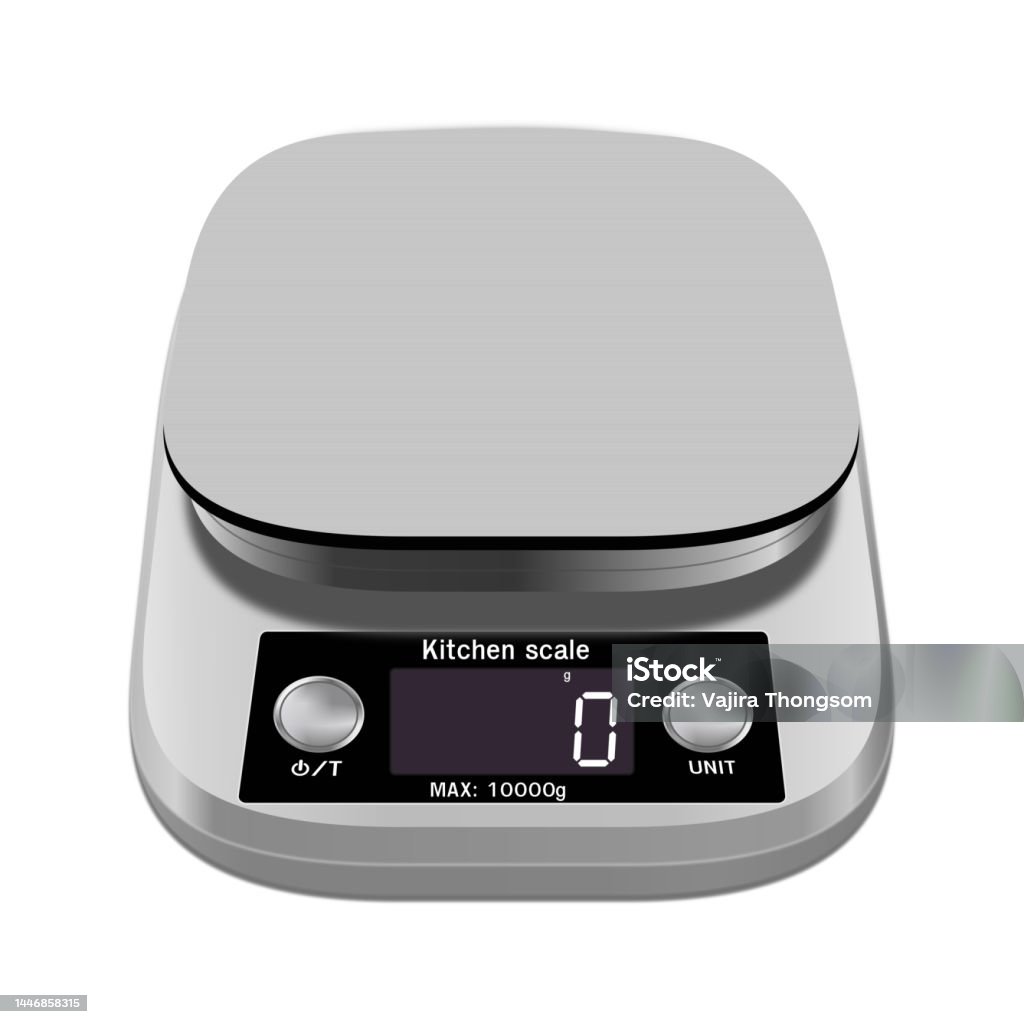 Küchenwaage mit Aufhängung platzsparend